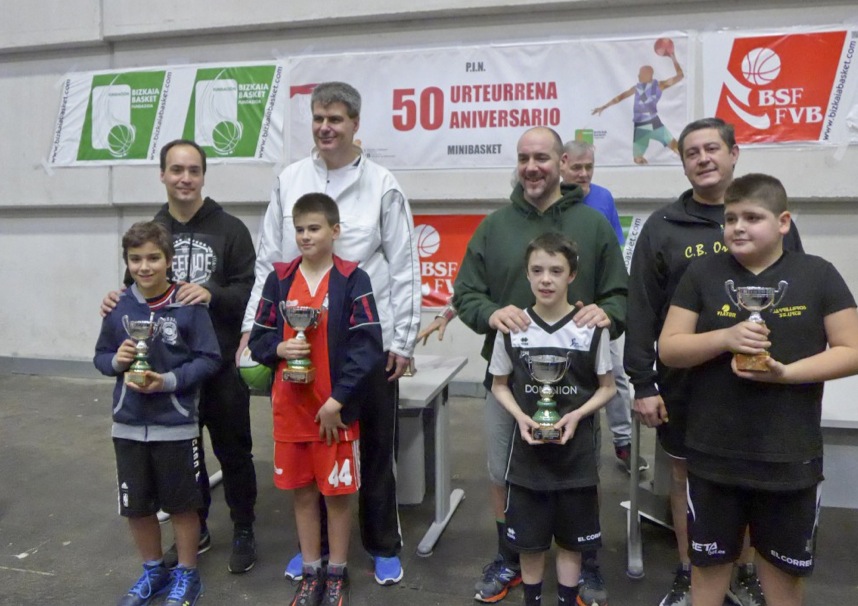 La Fundación conmemora el 50 Aniversario de los inicios del basket mini en Bizkaia y el torneo del PIN